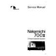 NAKAMICHI 700II Manual de Servicio