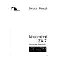 NAKAMICHI ZX7 Manual de Servicio