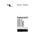 NAKAMICHI CR40 Manual de Servicio