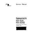 NAKAMICHI RX505/E Manual de Servicio