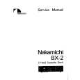 NAKAMICHI BX2 Manual de Servicio